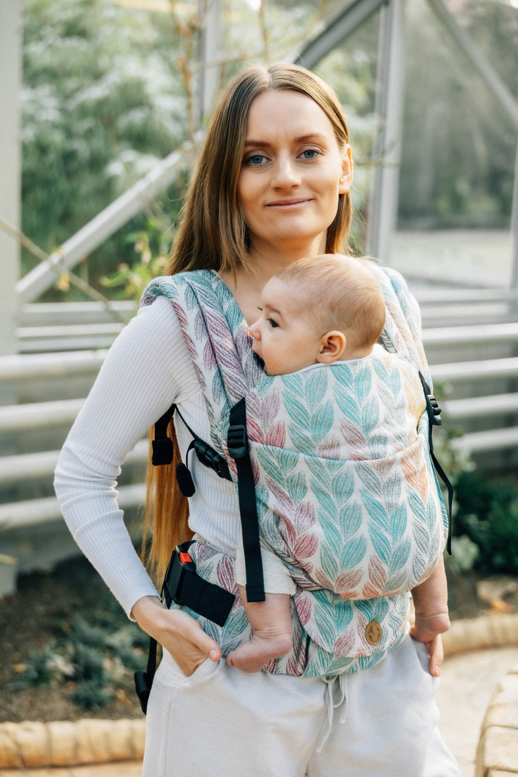 LennyLight csatos hordozó 100% pamut | TANGLED - PLAIT