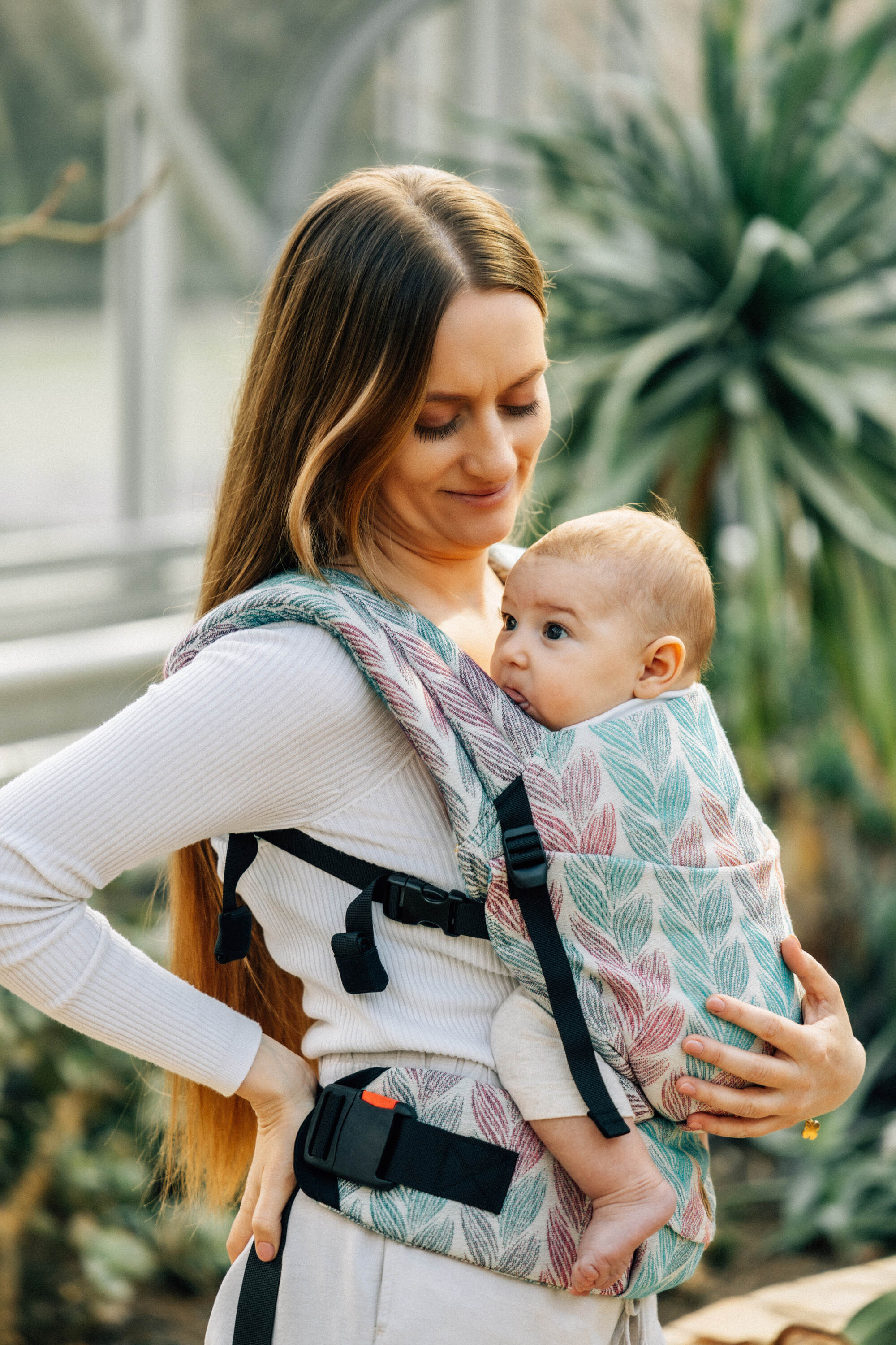 LennyLight csatos hordozó 100% pamut | TANGLED - PLAIT