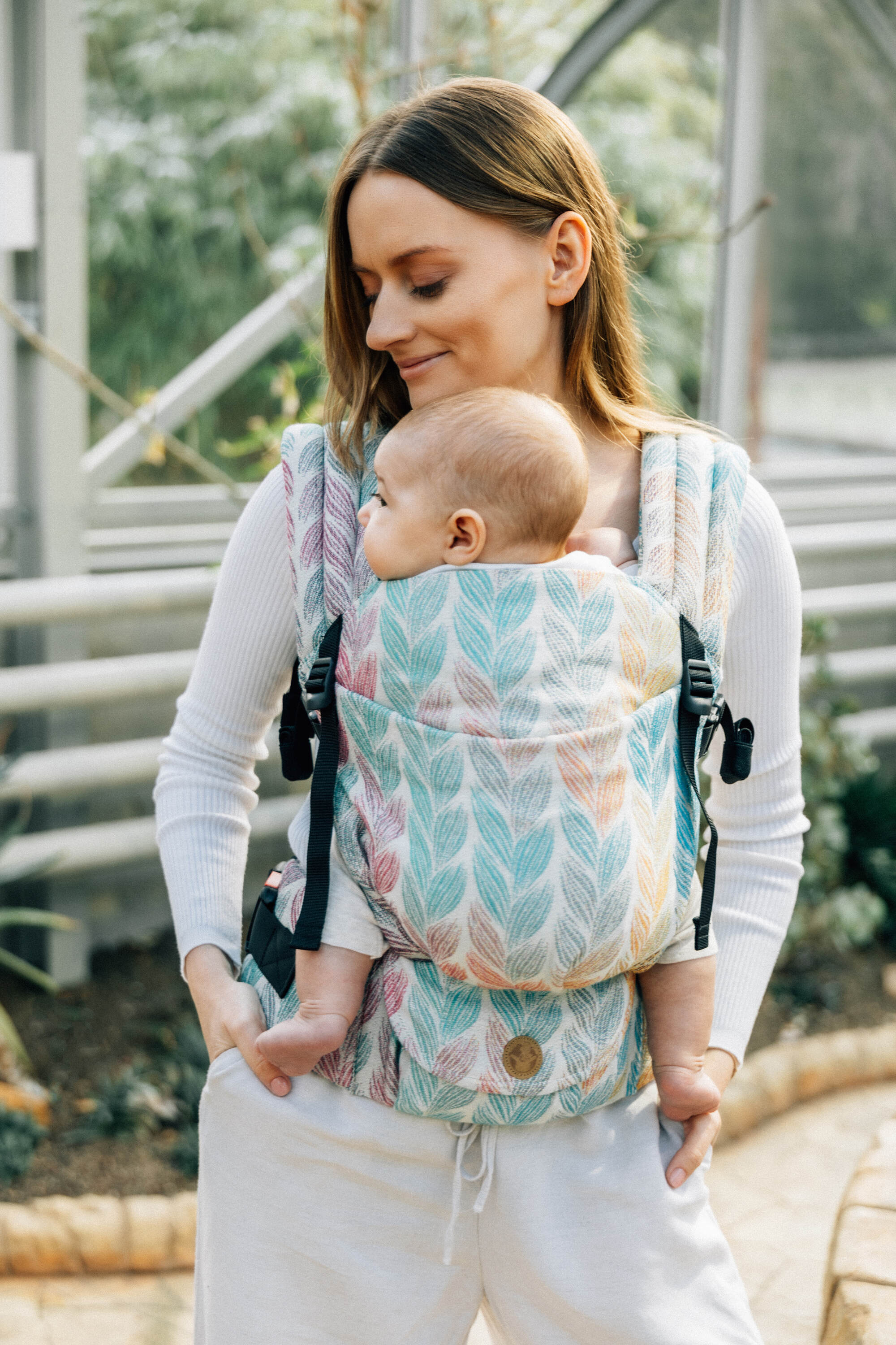 LennyLight csatos hordozó 100% pamut | TANGLED - PLAIT