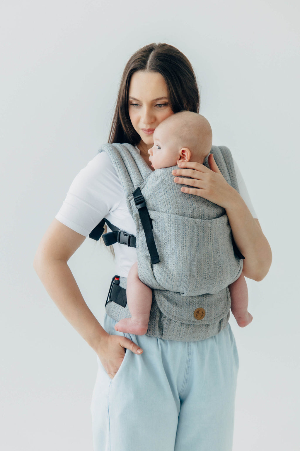 LennyLight csatos hordozó 54% selyem, 46% pamut | LITTLE LOVE - MUNA