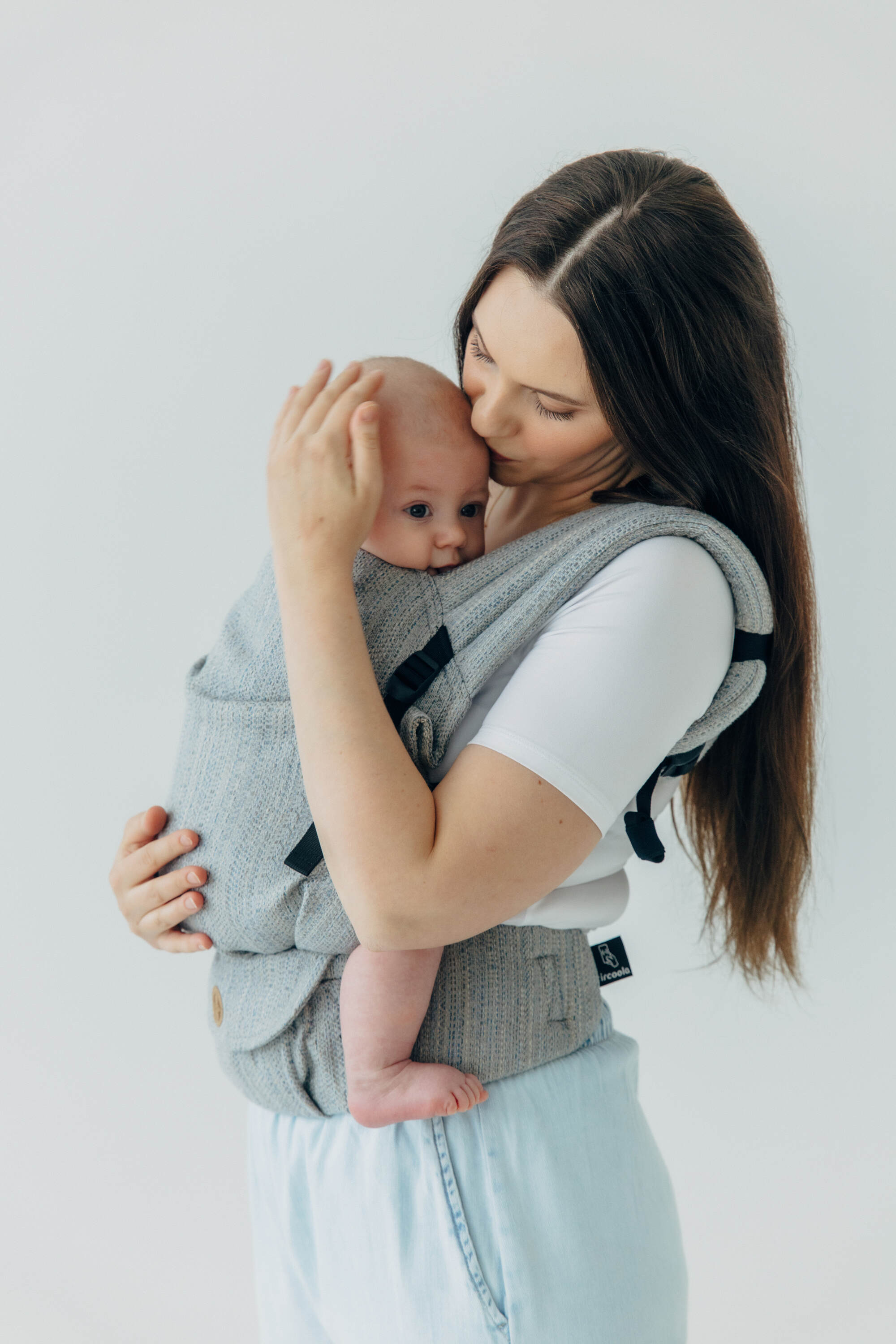 LennyLight csatos hordozó 54% selyem, 46% pamut | LITTLE LOVE - MUNA