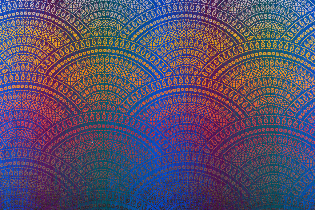 LennyLight csatos hordozó 100% pamut |  PEACOCK'S TAIL - BOLERO