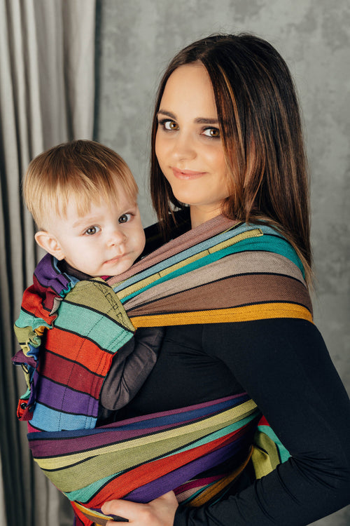 LennyHybrid félcsatos hordozó 100% pamut | CAROUSEL OF COLORS