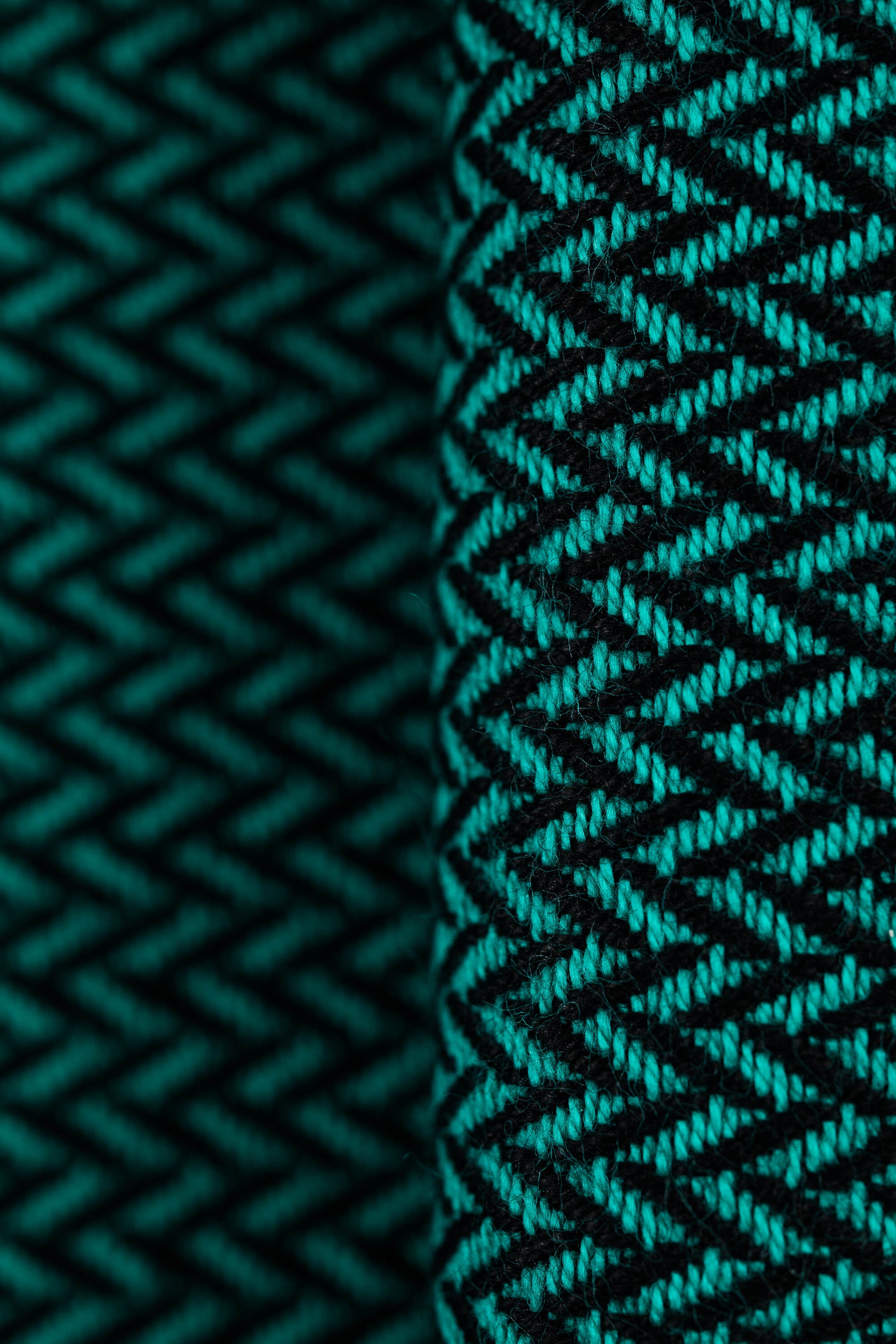 LennyHybrid félcsatos hordozó 100% pamut | LITTLE HERRINGBONE EMERALD