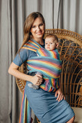 LennyHybrid félcsatos hordozó 100% pamut | LUNA