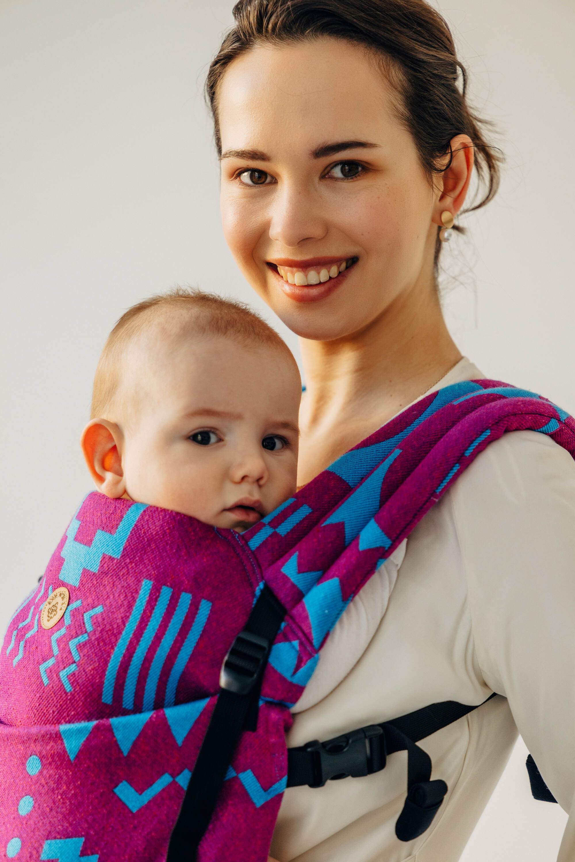 LennyLight csatos hordozó -  56% merinói gyapjú, 27% fésült pamut, 17% selyembourette|  EXPERIMENT no. 36