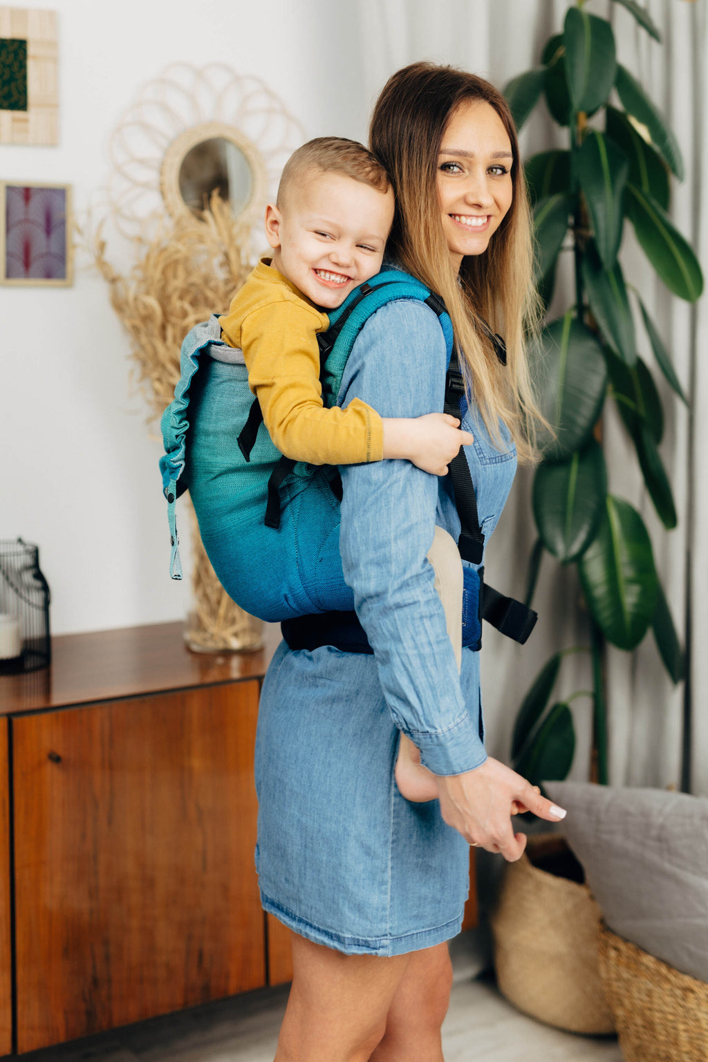 LennyPreschool csatos hordozó 100% pamut | AIRGLOW