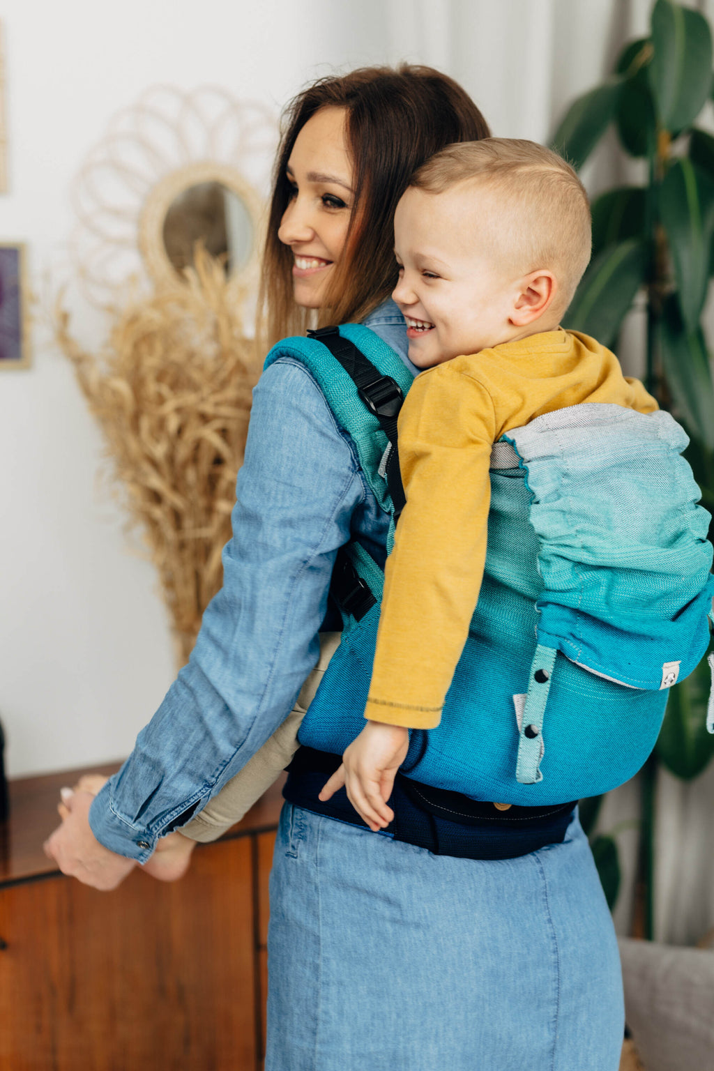 LennyPreschool csatos hordozó 100% pamut | AIRGLOW