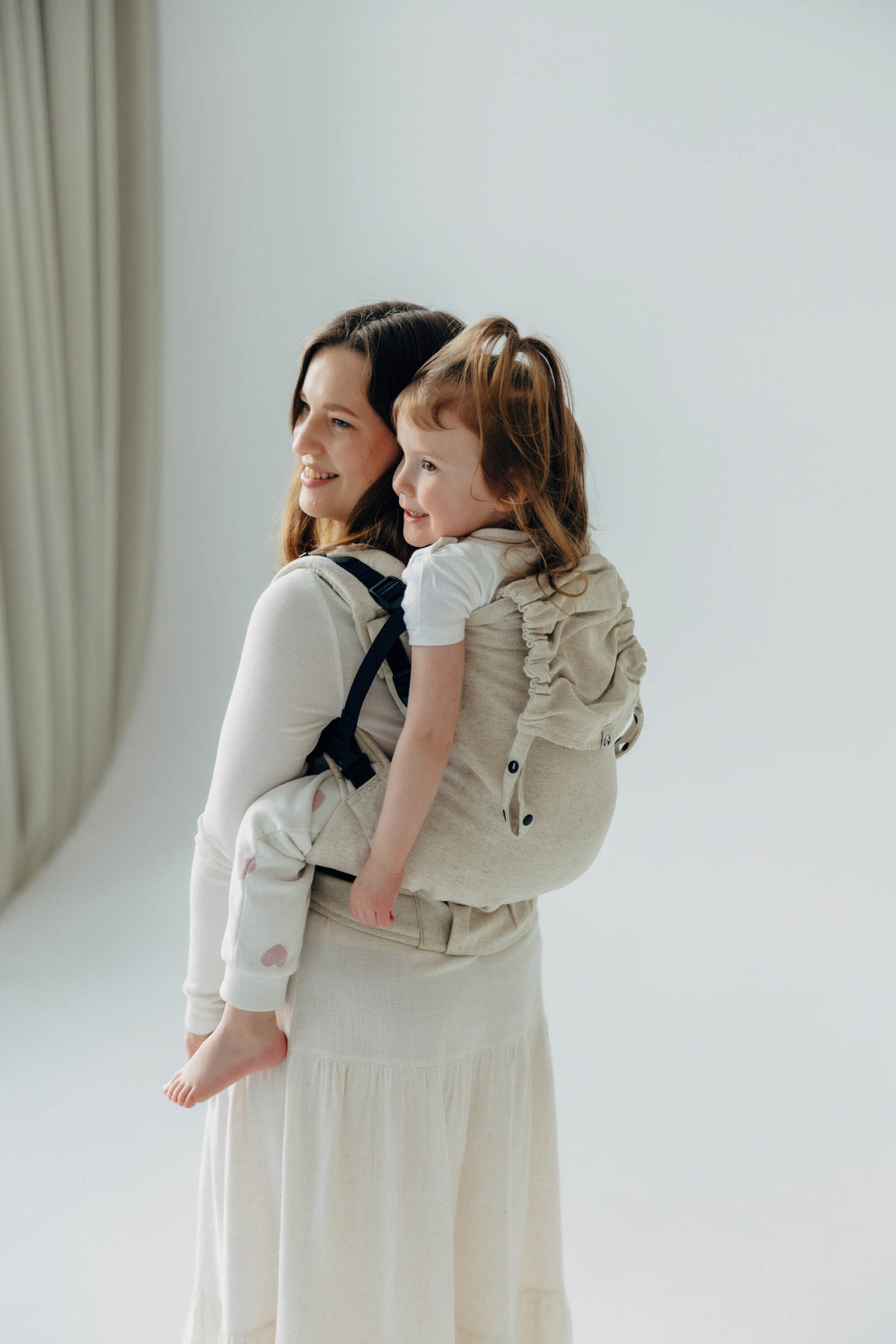 LennyPreschool csatos hordozó 50% pamut, 25% kender, 25% lyocell | AIRY