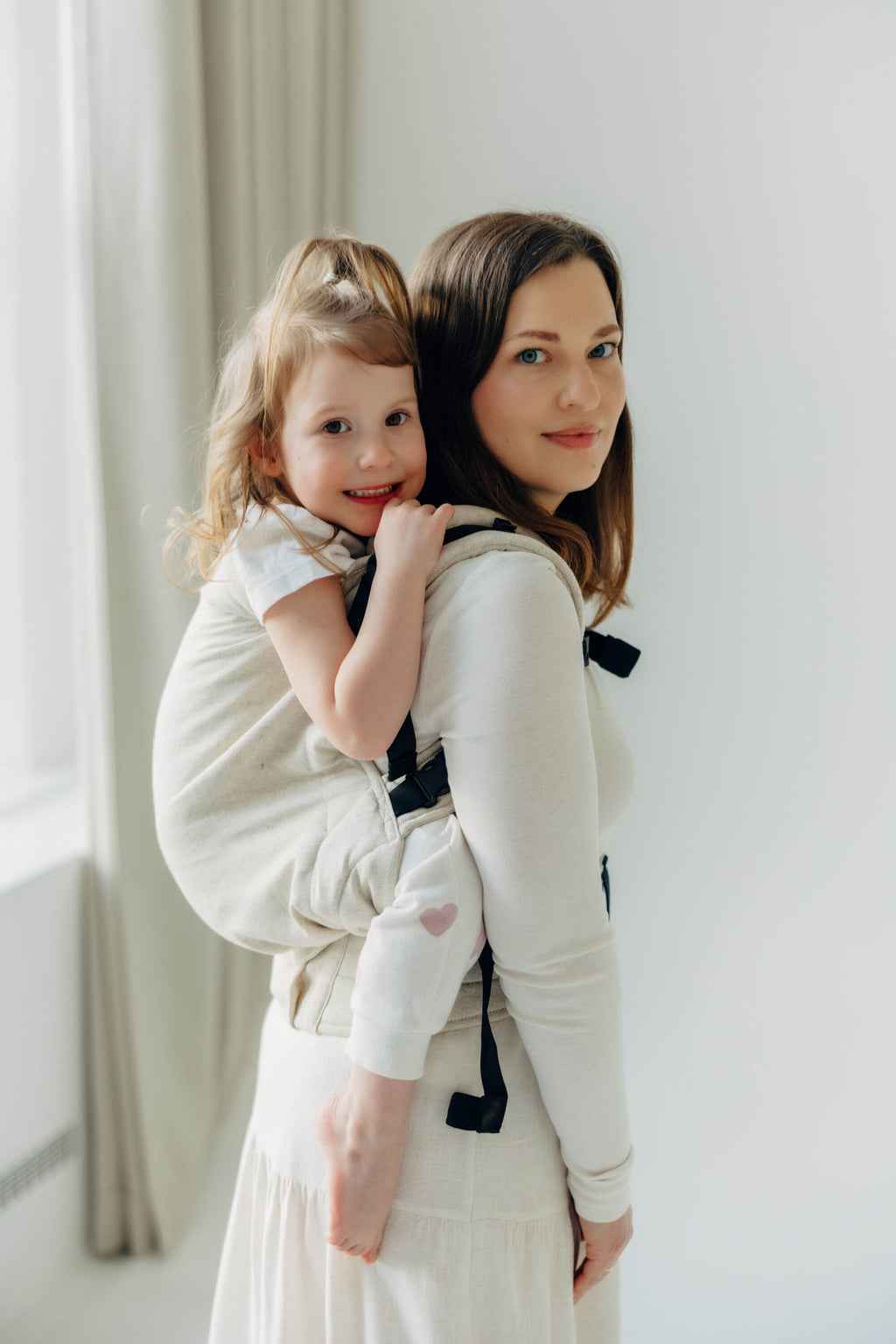 LennyPreschool csatos hordozó 50% pamut, 25% kender, 25% lyocell | AIRY