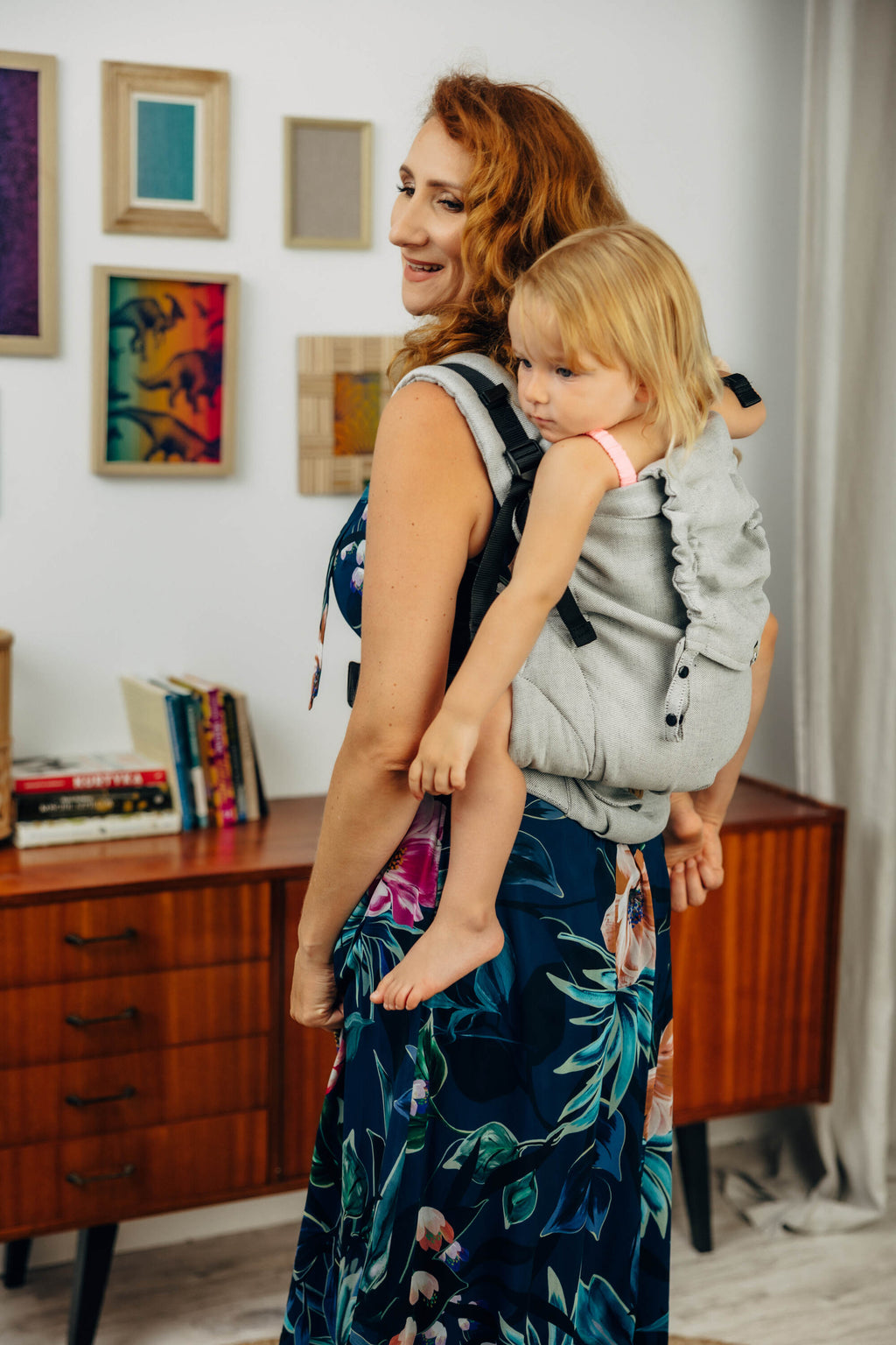 LennyPreschool csatos hordozó 58% pamut, 42% len | COAST