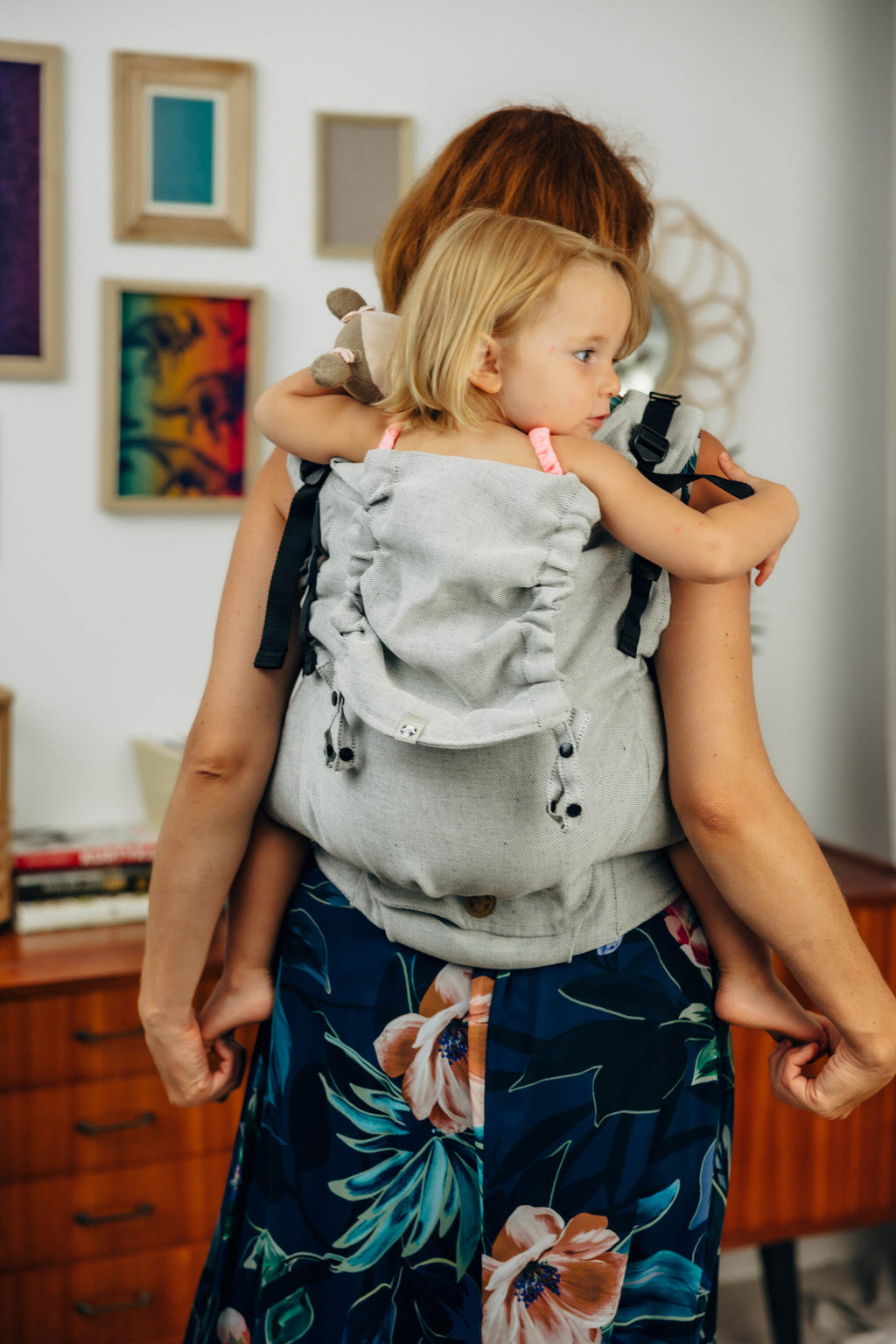 LennyPreschool csatos hordozó 58% pamut, 42% len | COAST