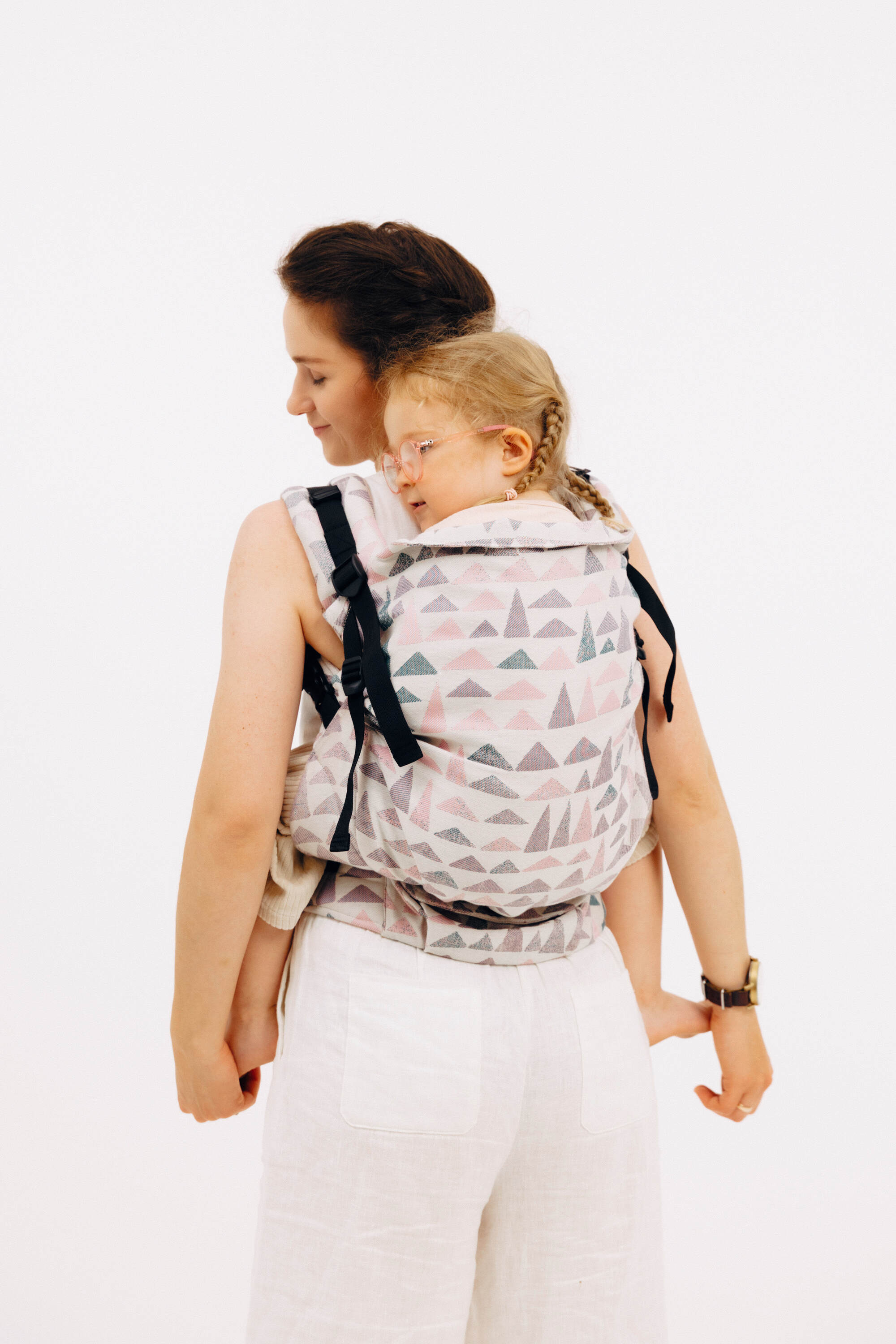 LennyPreschool csatos hordozó 61% pamut, 39% bambusz viszkóz | EAGLE ROCKS - PEAK