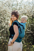 LennyPreschool csatos hordozó 100% pamut | LITTLE HERRINGBONE OMBRE BEBOP