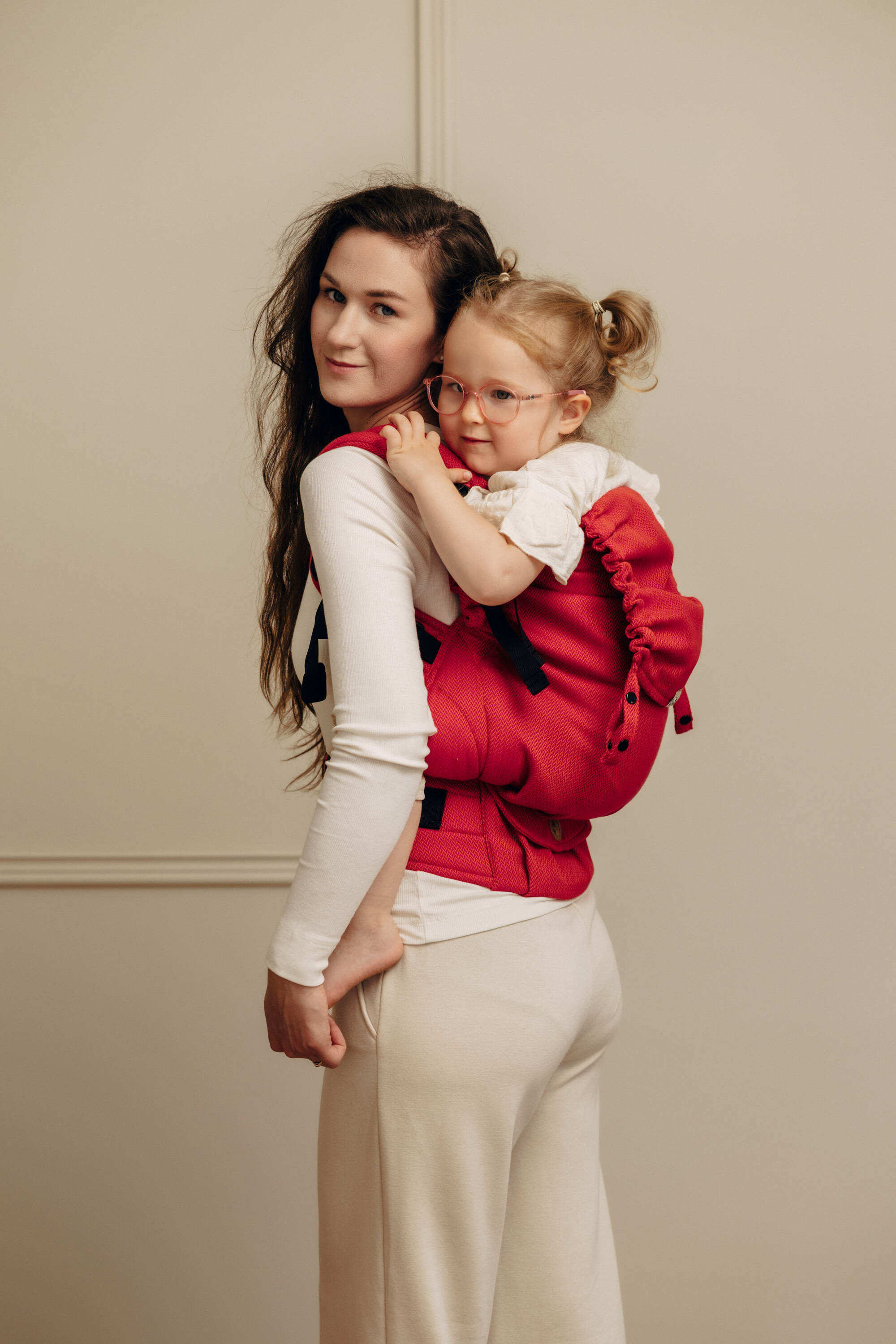LennyPreschool csatos hordozó 100% pamut | LITTLE HERRINGBONE SEDONA