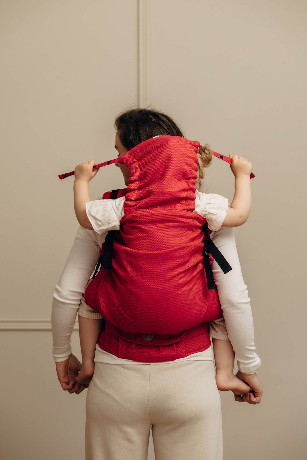 LennyPreschool csatos hordozó 100% pamut | LITTLE HERRINGBONE SEDONA
