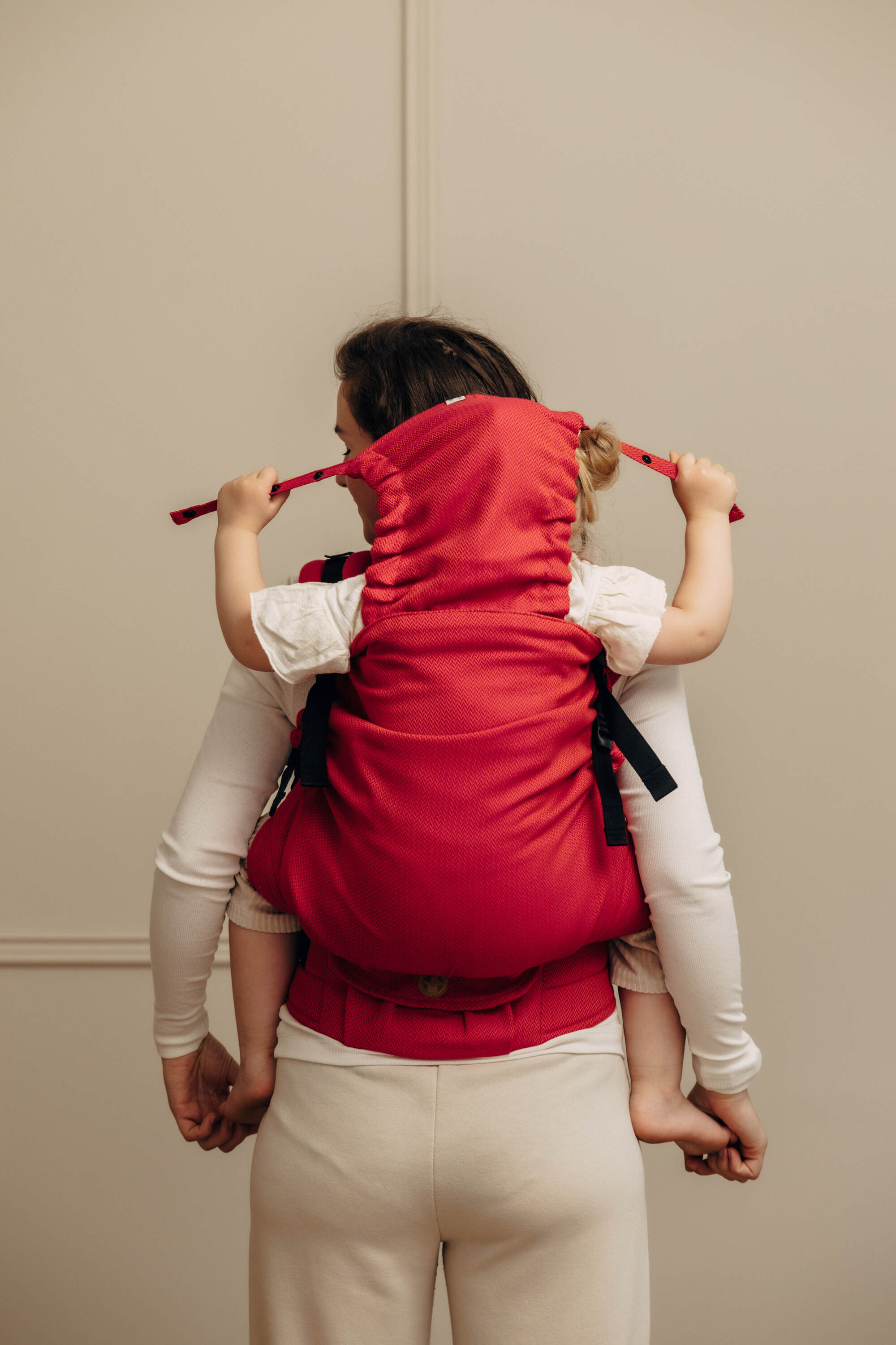 LennyPreschool csatos hordozó 100% pamut | LITTLE HERRINGBONE SEDONA