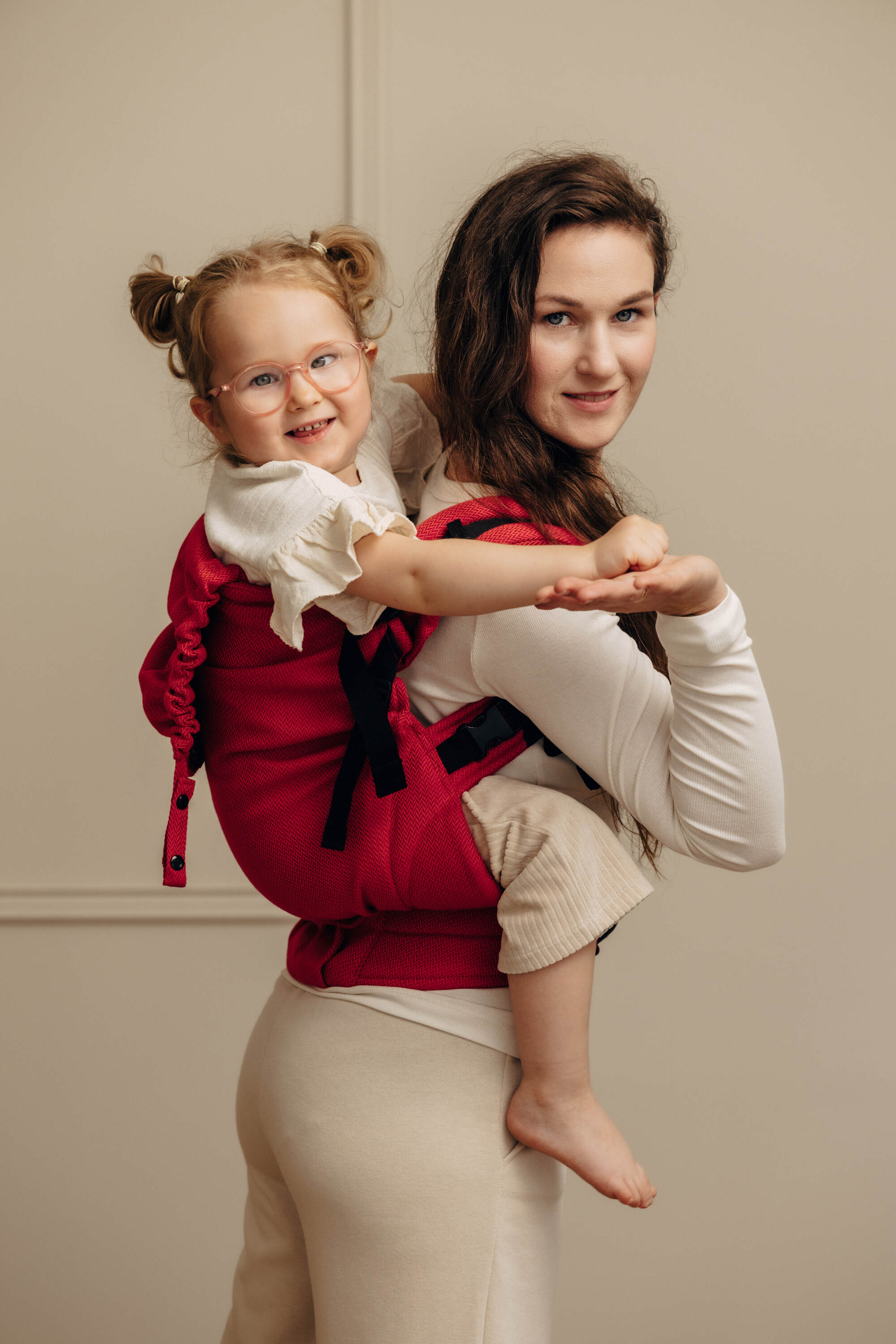 LennyPreschool csatos hordozó 100% pamut | LITTLE HERRINGBONE SEDONA