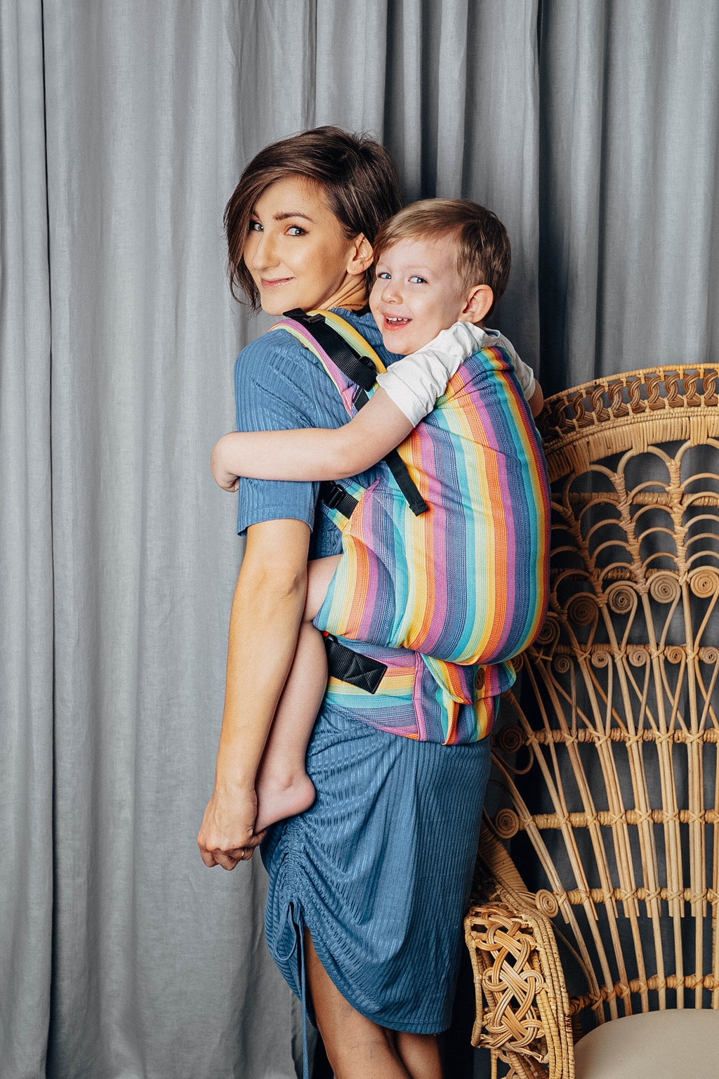 LennyPreschool csatos hordozó 100% pamut | LUNA