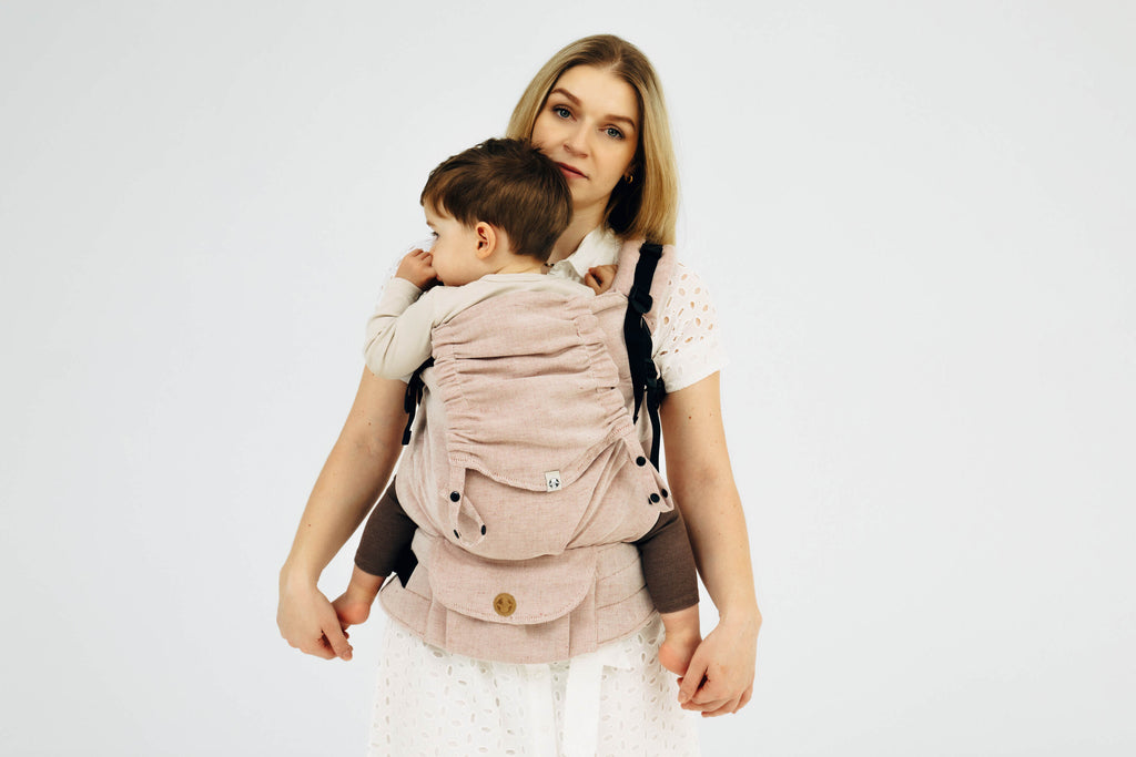 LennyPreschool csatos hordozó 58% pamut, 42% len| TUNDRA