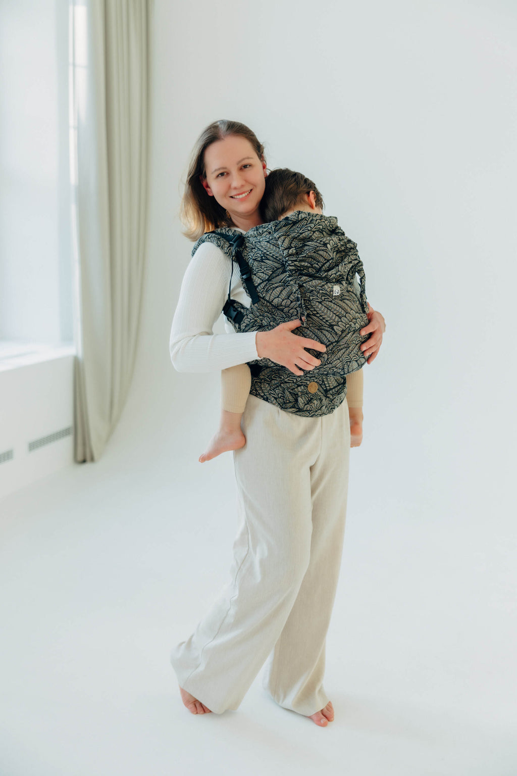 LennyPreschool csatos hordozó 100% pamut | WILD SOUL - COCOON