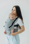 LennyUpGrade PRO csatos hordozó 54% selyem, 46% pamut | LITTLE LOVE - MUNA