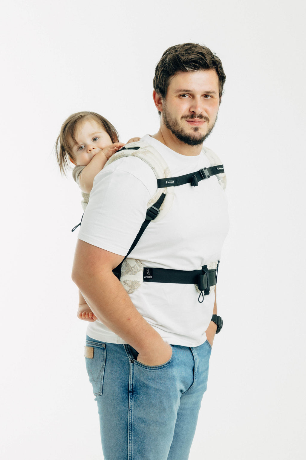 LennyUpGrade PRO csatos hordozó 100% pamut | ICE - DESERT