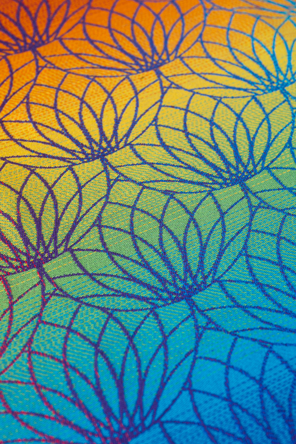 LennyUpGrade PRO csatos hordozó 100% pamut | RAINBOW LOTUS