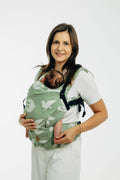 LennyUpGrade PRO csatos hordozó 80% pamut 20% tencel | BIRDY - FLY HIGH