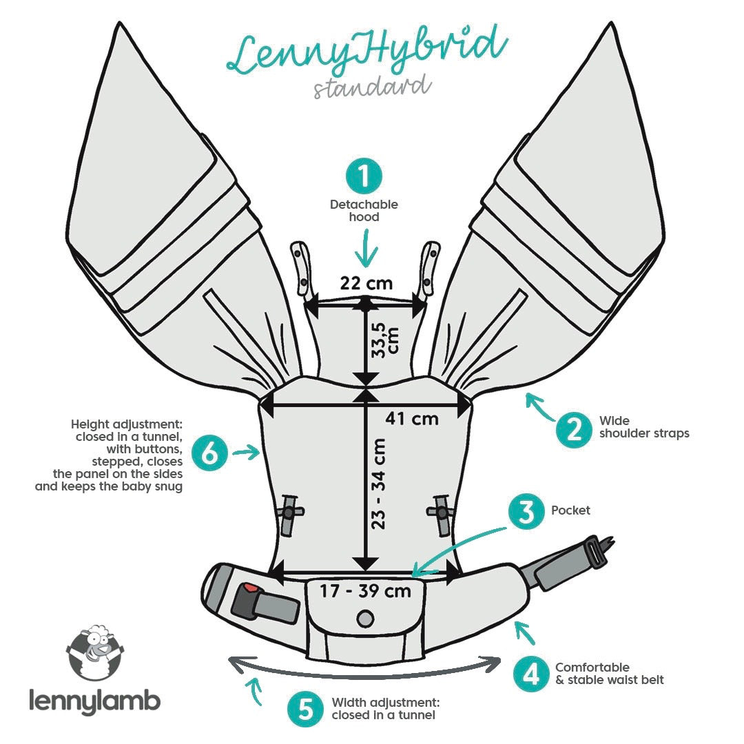 LennyHybrid félcsatos hordozó