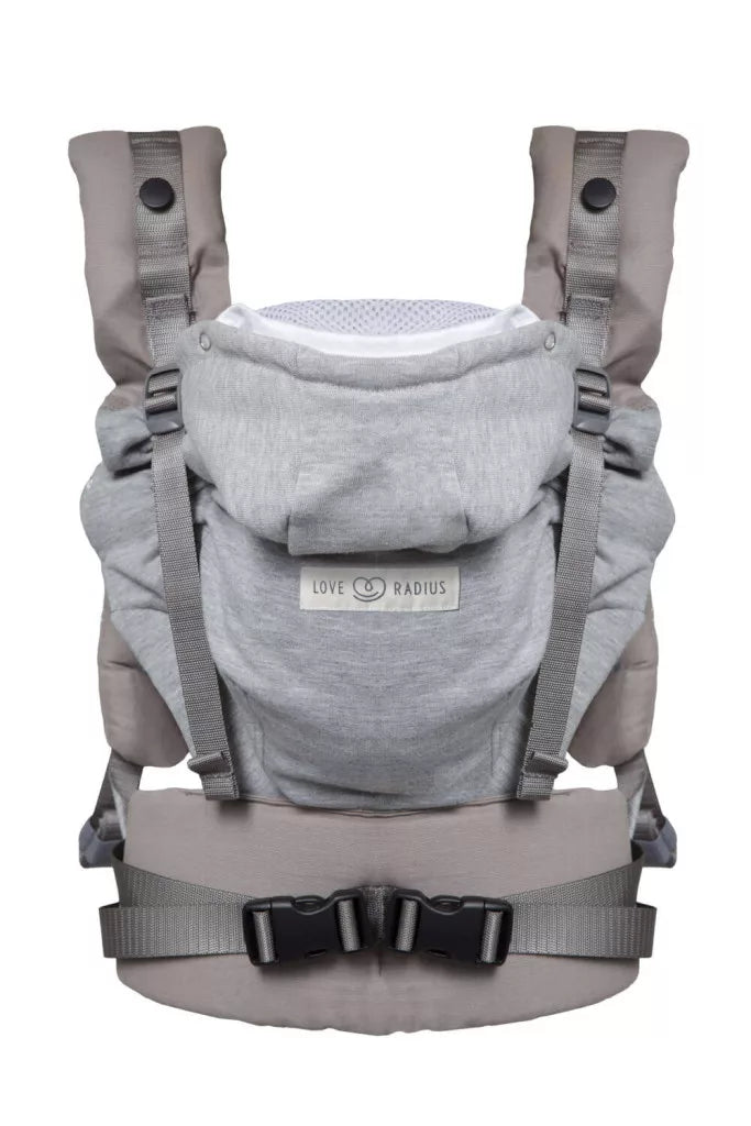 Love Radius HoodieCarrier 2 Csatos Hordozó - Athletic grey