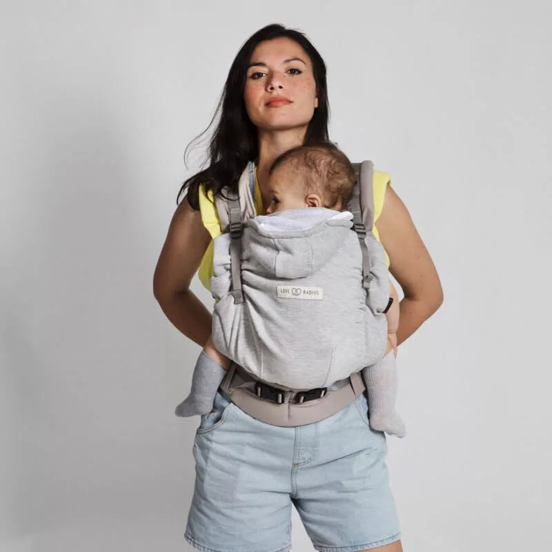 Love Radius HoodieCarrier 2 Csatos Hordozó - Athletic grey