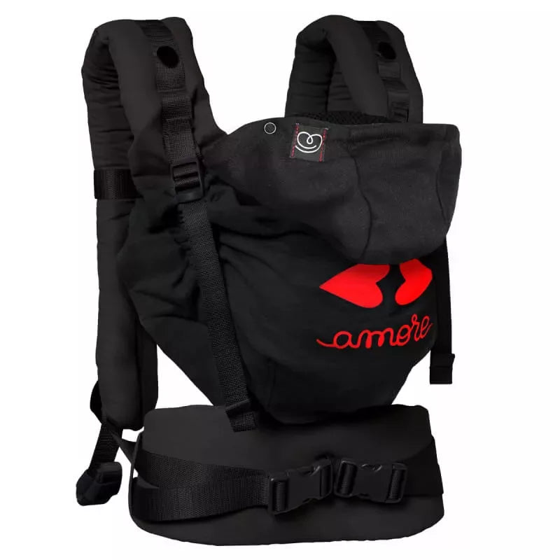 Love Radius HoodieCarrier 2 Csatos Hordozó - Black forest Amore Mio